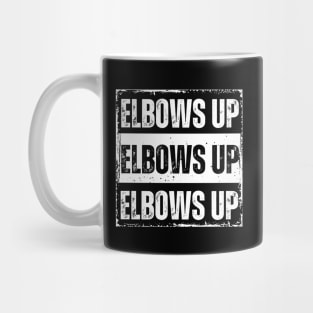 Elbows-Up Mug